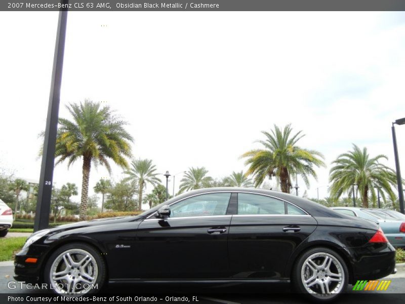 Obsidian Black Metallic / Cashmere 2007 Mercedes-Benz CLS 63 AMG