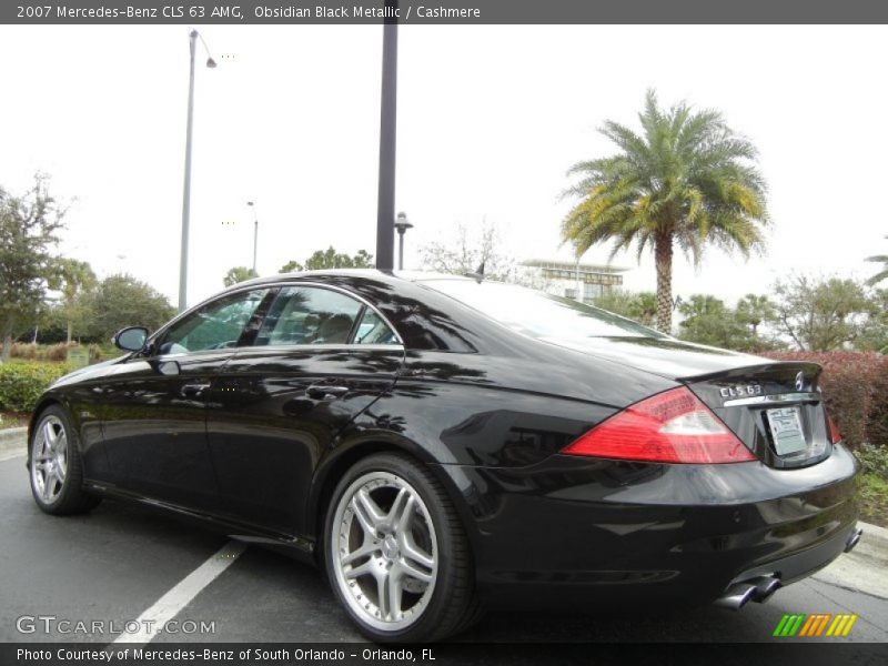 Obsidian Black Metallic / Cashmere 2007 Mercedes-Benz CLS 63 AMG