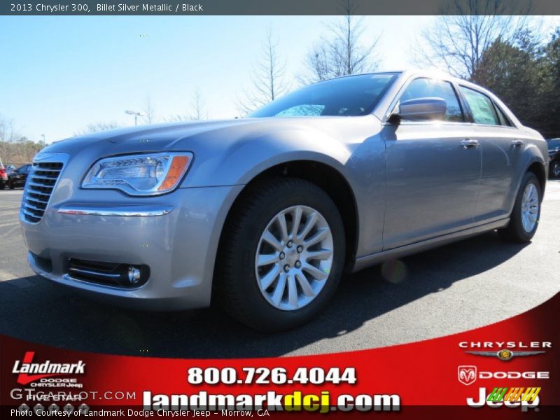 Billet Silver Metallic / Black 2013 Chrysler 300