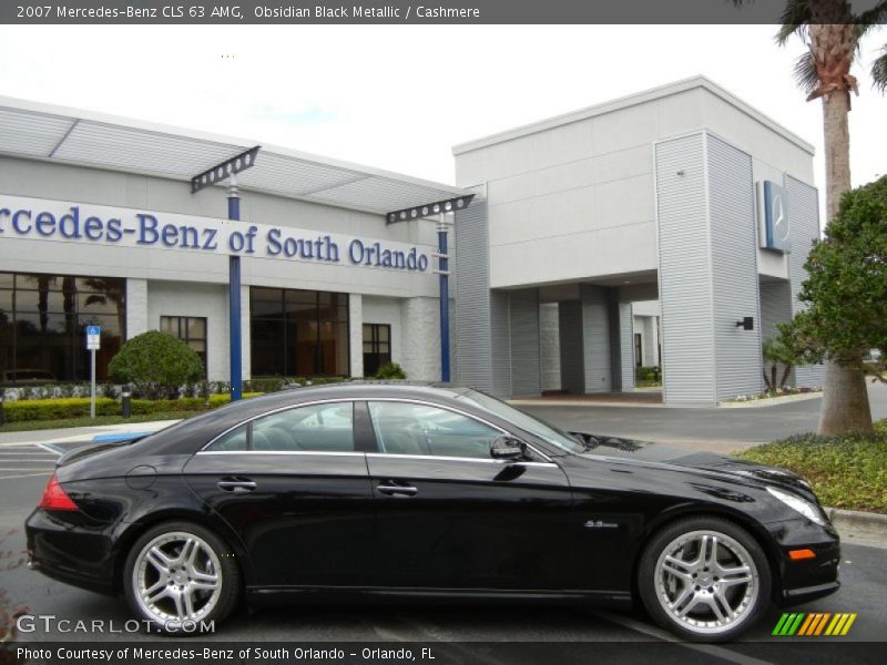 Obsidian Black Metallic / Cashmere 2007 Mercedes-Benz CLS 63 AMG