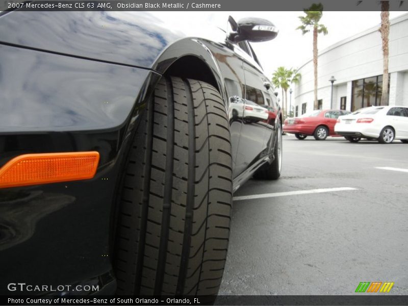 Obsidian Black Metallic / Cashmere 2007 Mercedes-Benz CLS 63 AMG