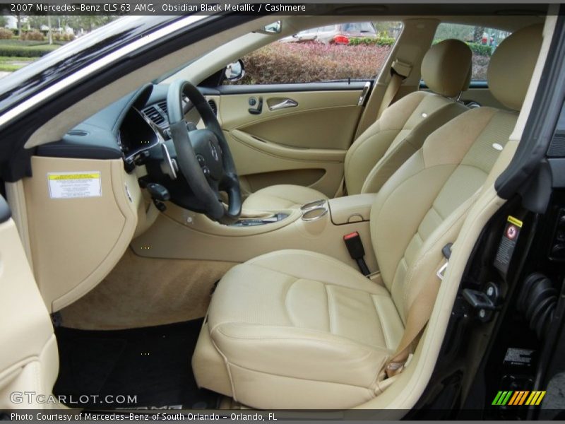 Obsidian Black Metallic / Cashmere 2007 Mercedes-Benz CLS 63 AMG