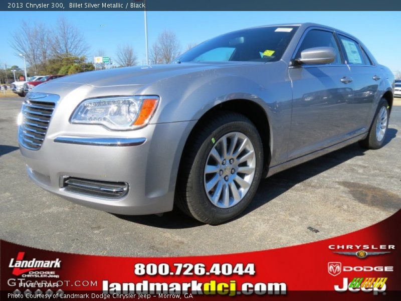 Billet Silver Metallic / Black 2013 Chrysler 300