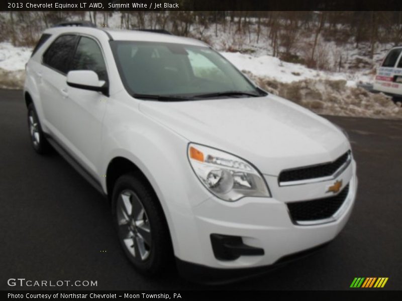 Summit White / Jet Black 2013 Chevrolet Equinox LT AWD