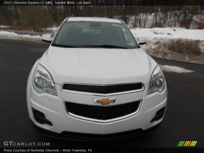 Summit White / Jet Black 2013 Chevrolet Equinox LT AWD