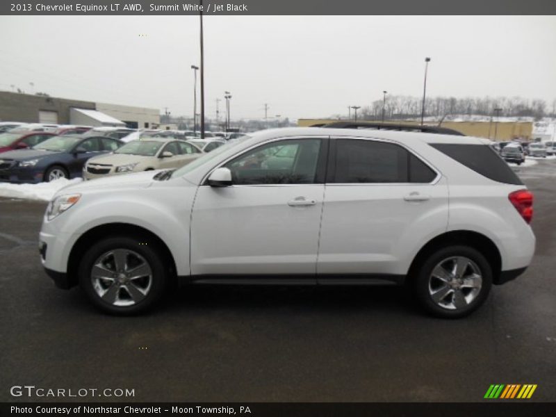Summit White / Jet Black 2013 Chevrolet Equinox LT AWD