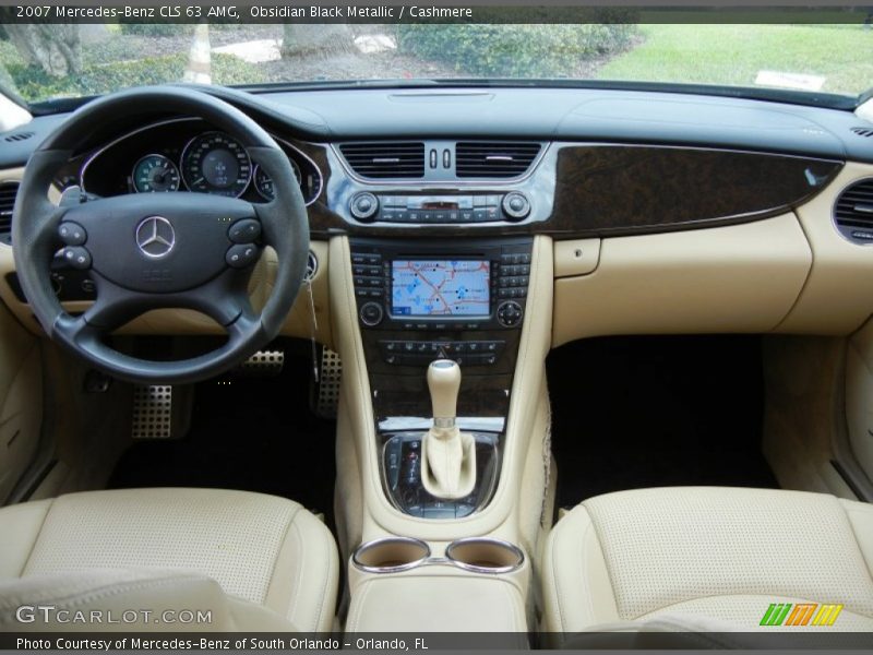 Obsidian Black Metallic / Cashmere 2007 Mercedes-Benz CLS 63 AMG