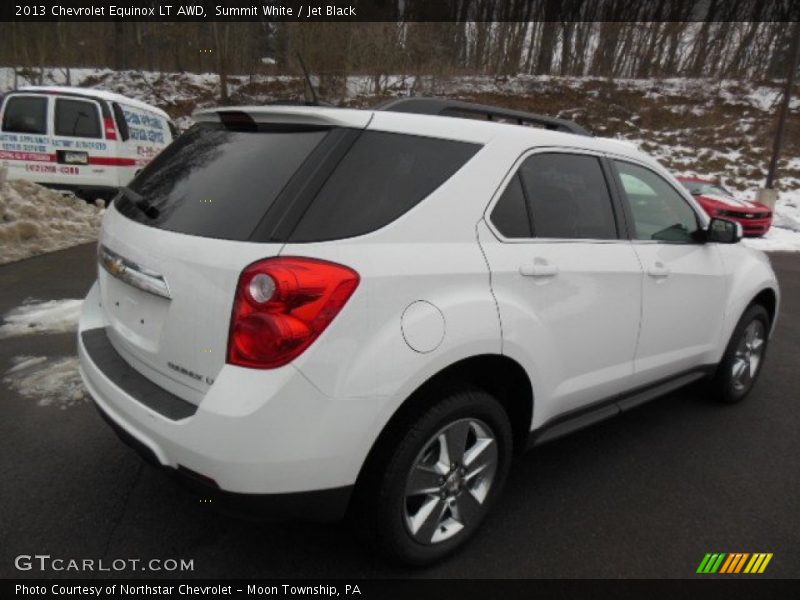 Summit White / Jet Black 2013 Chevrolet Equinox LT AWD