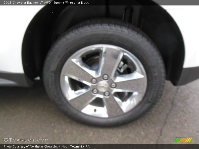Summit White / Jet Black 2013 Chevrolet Equinox LT AWD