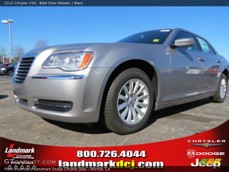 Billet Silver Metallic / Black 2013 Chrysler 300