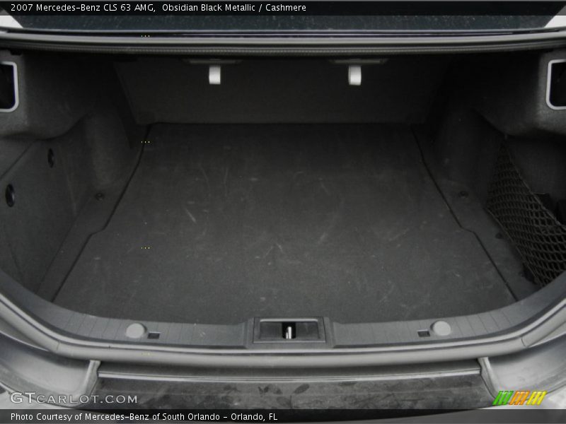 Obsidian Black Metallic / Cashmere 2007 Mercedes-Benz CLS 63 AMG