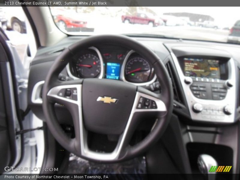 Summit White / Jet Black 2013 Chevrolet Equinox LT AWD
