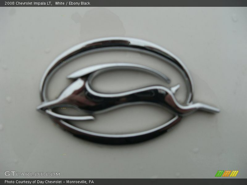 White / Ebony Black 2008 Chevrolet Impala LT