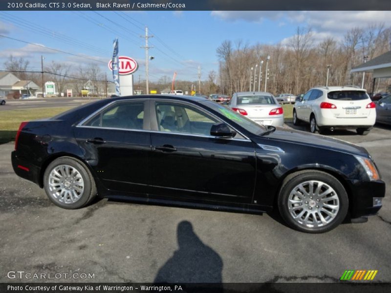 Black Raven / Cashmere/Cocoa 2010 Cadillac CTS 3.0 Sedan