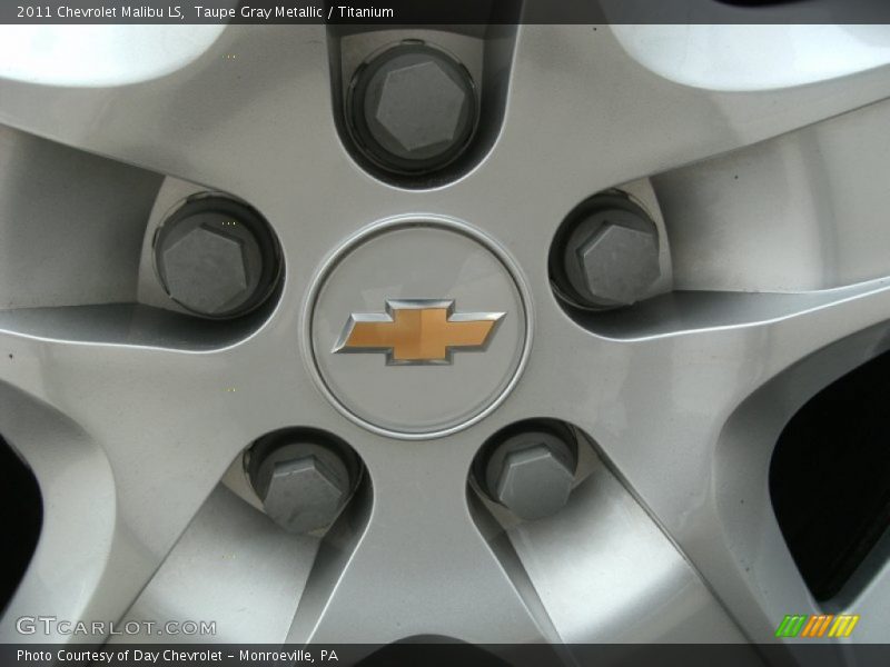 Taupe Gray Metallic / Titanium 2011 Chevrolet Malibu LS