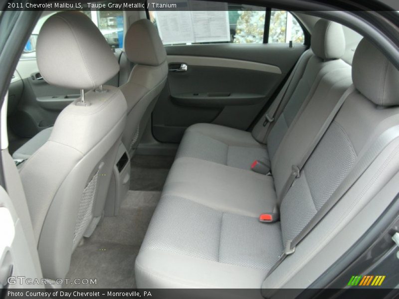 Taupe Gray Metallic / Titanium 2011 Chevrolet Malibu LS