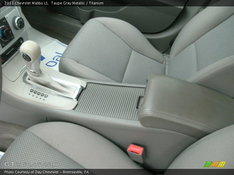 Taupe Gray Metallic / Titanium 2011 Chevrolet Malibu LS