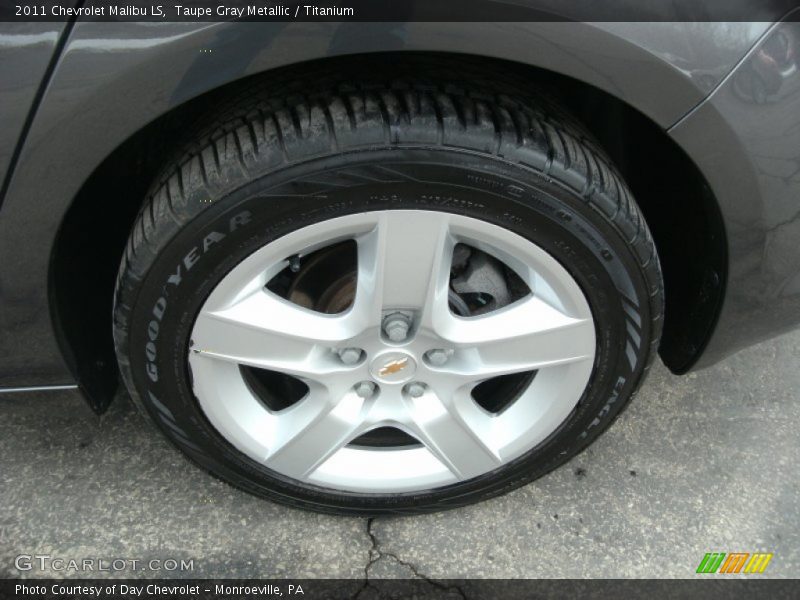 Taupe Gray Metallic / Titanium 2011 Chevrolet Malibu LS