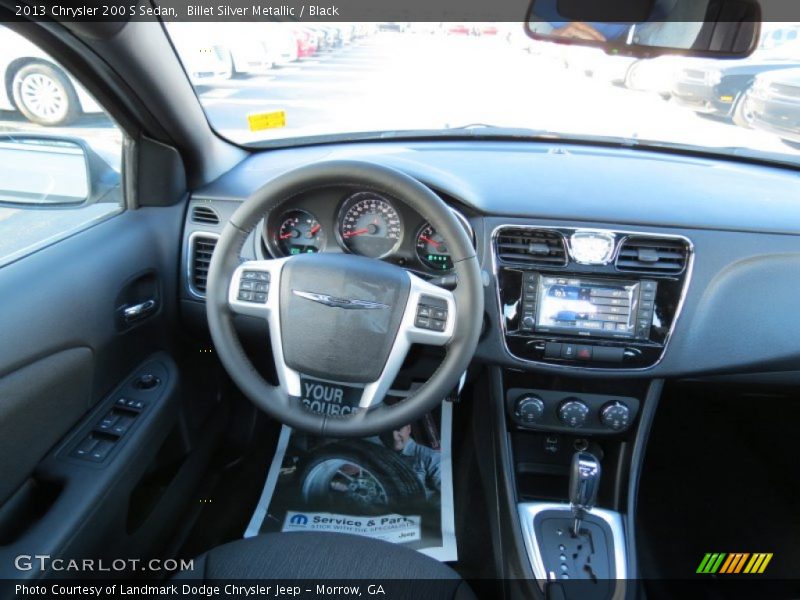 Billet Silver Metallic / Black 2013 Chrysler 200 S Sedan