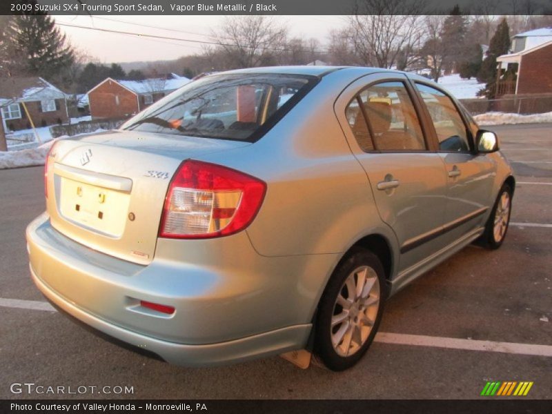 Vapor Blue Metallic / Black 2009 Suzuki SX4 Touring Sport Sedan