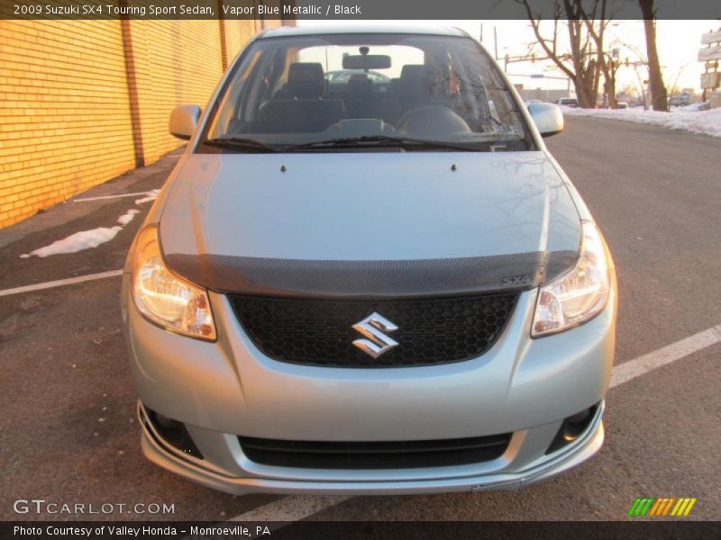 Vapor Blue Metallic / Black 2009 Suzuki SX4 Touring Sport Sedan