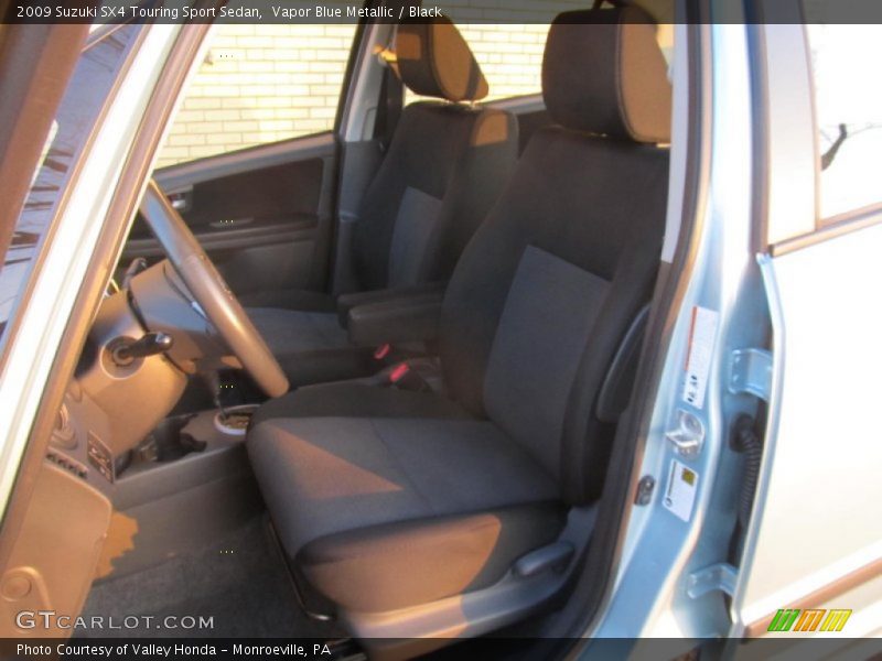 Vapor Blue Metallic / Black 2009 Suzuki SX4 Touring Sport Sedan