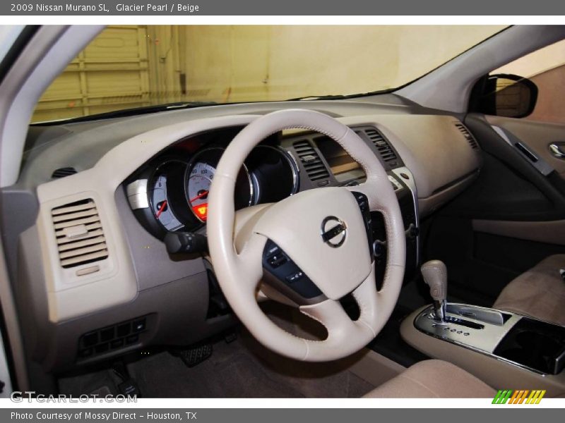 Glacier Pearl / Beige 2009 Nissan Murano SL