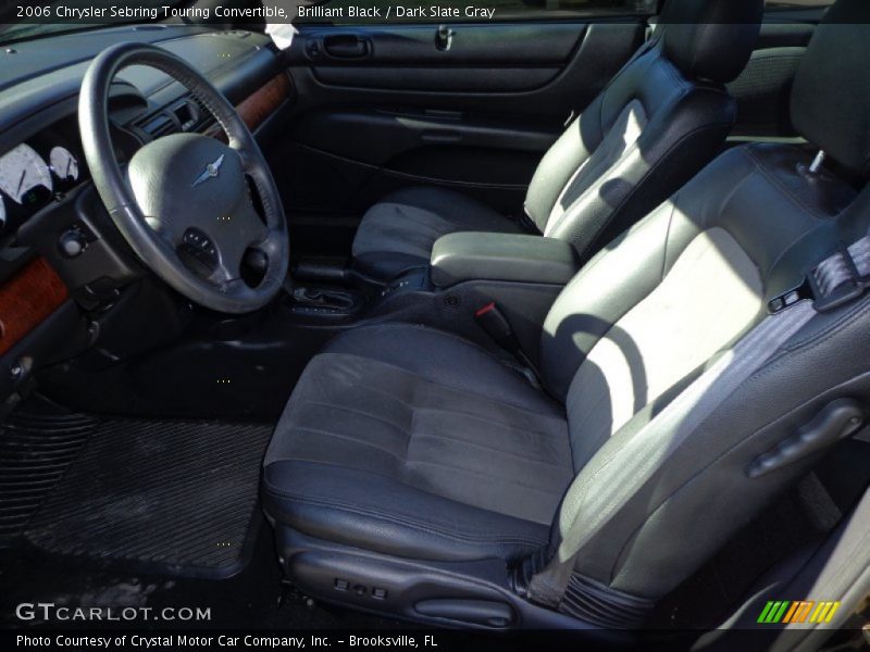 Brilliant Black / Dark Slate Gray 2006 Chrysler Sebring Touring Convertible