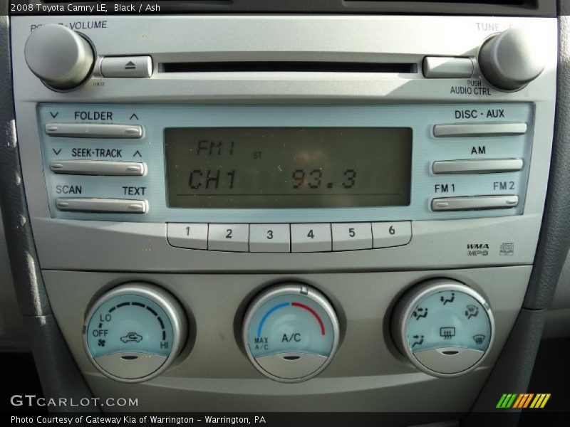 Black / Ash 2008 Toyota Camry LE