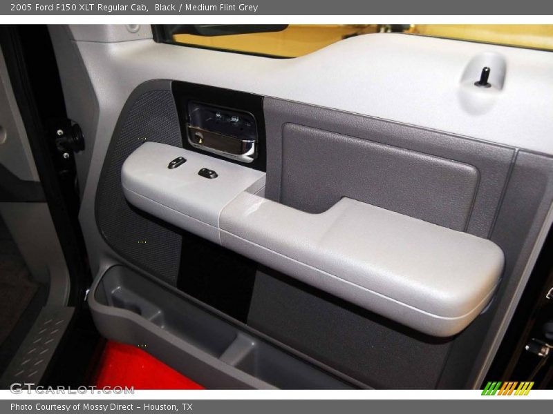 Black / Medium Flint Grey 2005 Ford F150 XLT Regular Cab