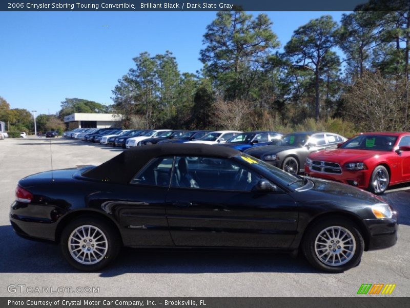 Brilliant Black / Dark Slate Gray 2006 Chrysler Sebring Touring Convertible