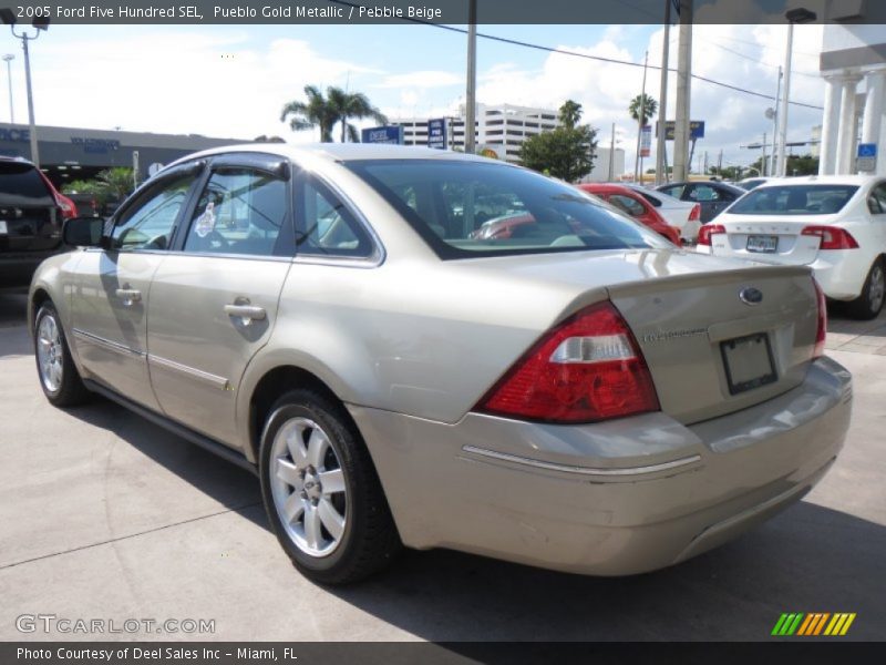 Pueblo Gold Metallic / Pebble Beige 2005 Ford Five Hundred SEL