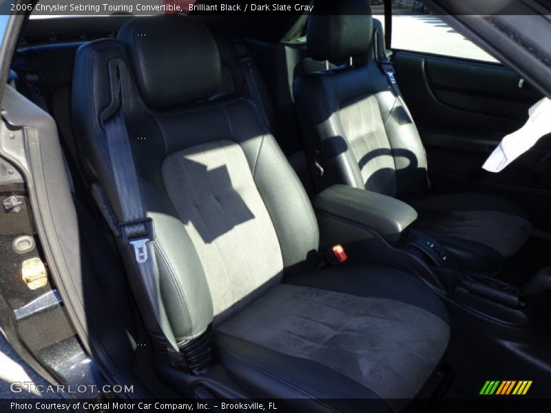 Brilliant Black / Dark Slate Gray 2006 Chrysler Sebring Touring Convertible