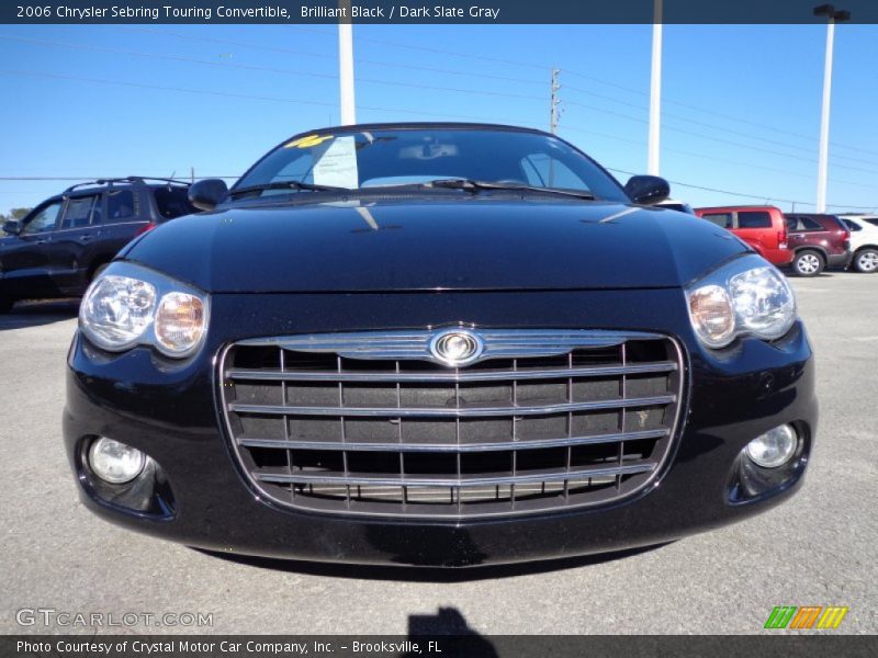 Brilliant Black / Dark Slate Gray 2006 Chrysler Sebring Touring Convertible