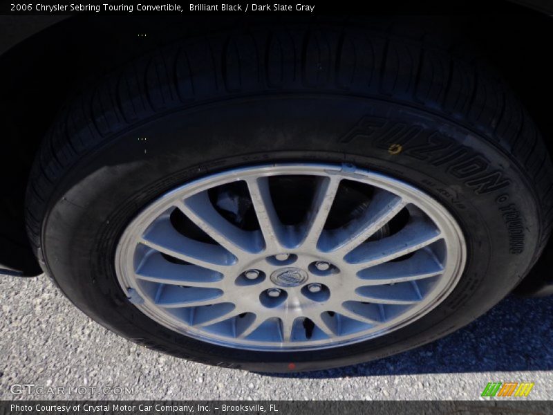 Brilliant Black / Dark Slate Gray 2006 Chrysler Sebring Touring Convertible
