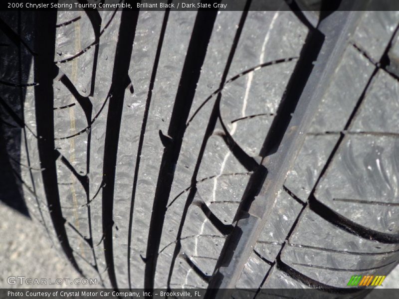 Brilliant Black / Dark Slate Gray 2006 Chrysler Sebring Touring Convertible
