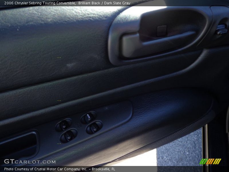 Brilliant Black / Dark Slate Gray 2006 Chrysler Sebring Touring Convertible
