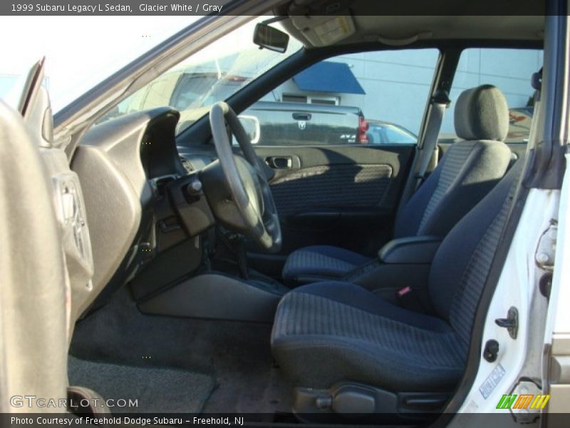 Glacier White / Gray 1999 Subaru Legacy L Sedan