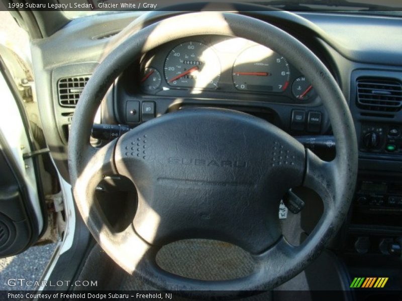 Glacier White / Gray 1999 Subaru Legacy L Sedan