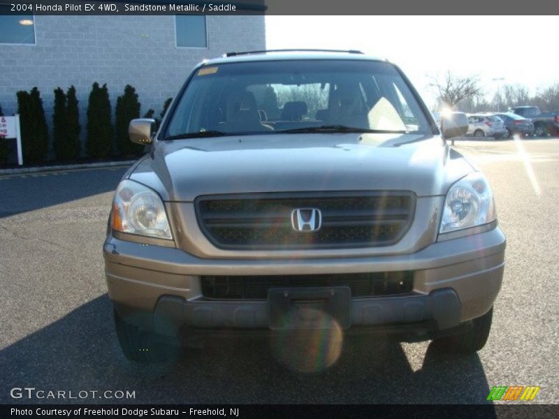 Sandstone Metallic / Saddle 2004 Honda Pilot EX 4WD