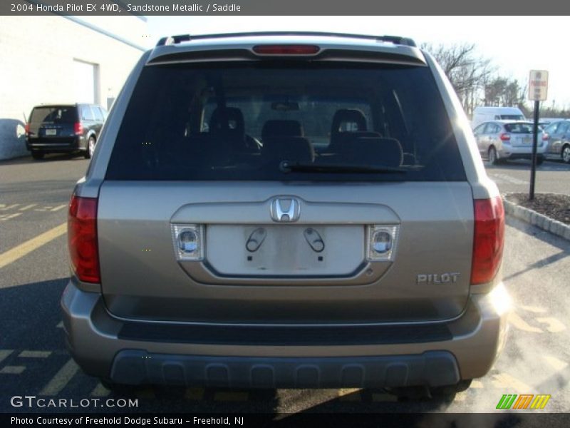 Sandstone Metallic / Saddle 2004 Honda Pilot EX 4WD