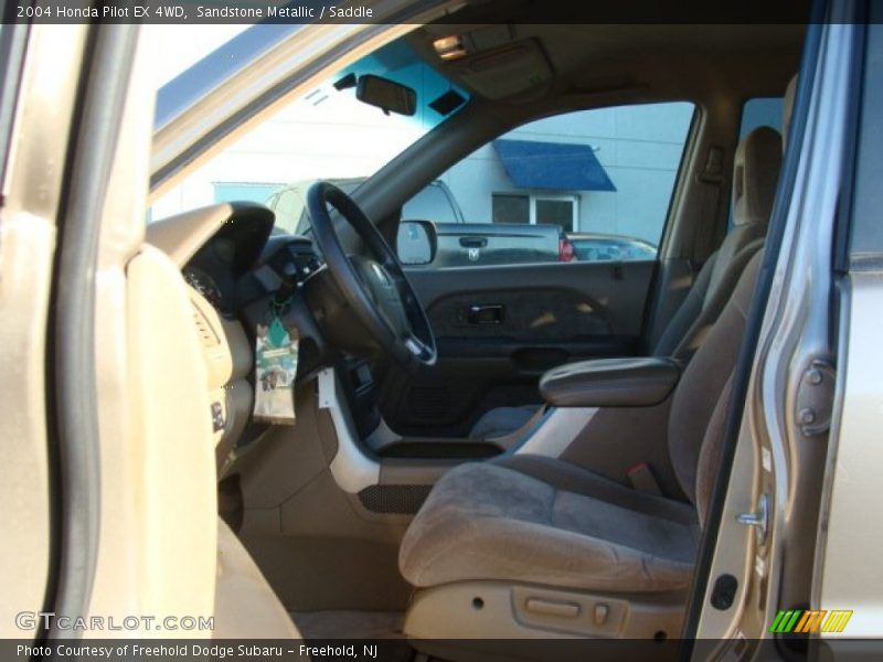 Sandstone Metallic / Saddle 2004 Honda Pilot EX 4WD
