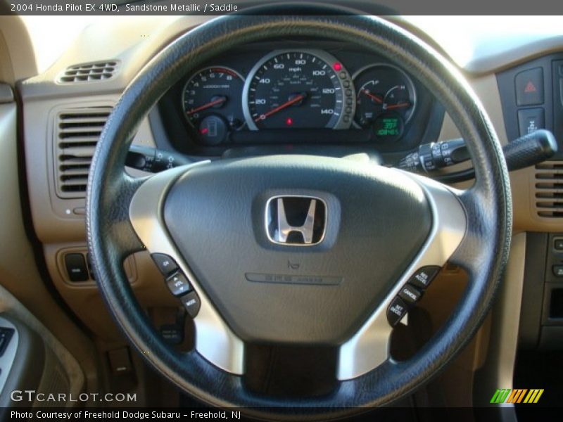 Sandstone Metallic / Saddle 2004 Honda Pilot EX 4WD