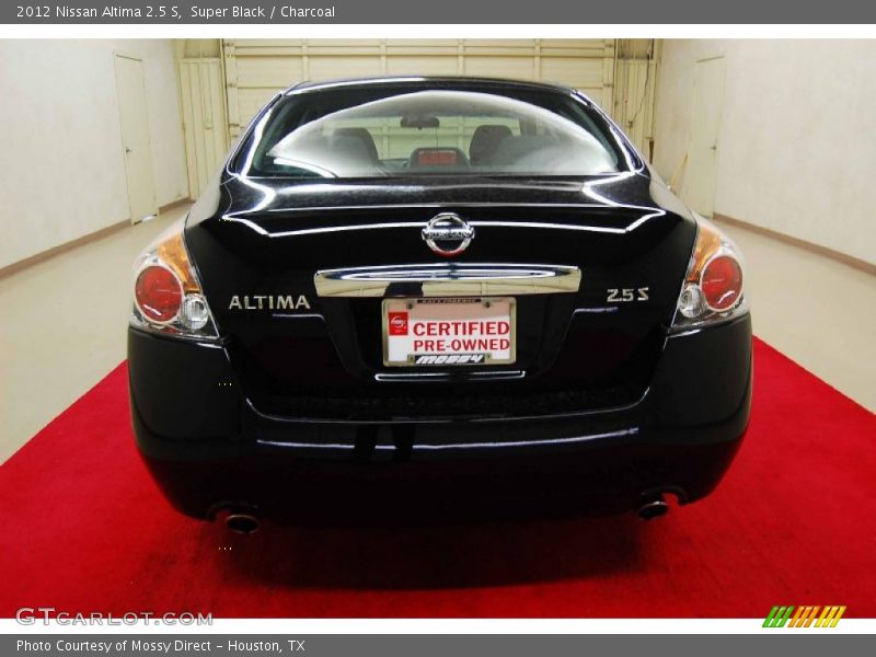 Super Black / Charcoal 2012 Nissan Altima 2.5 S