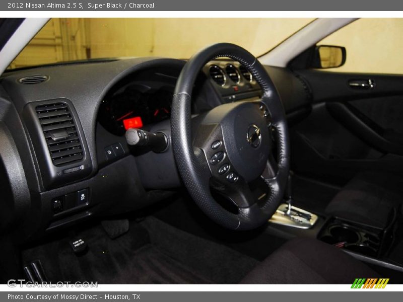 Super Black / Charcoal 2012 Nissan Altima 2.5 S