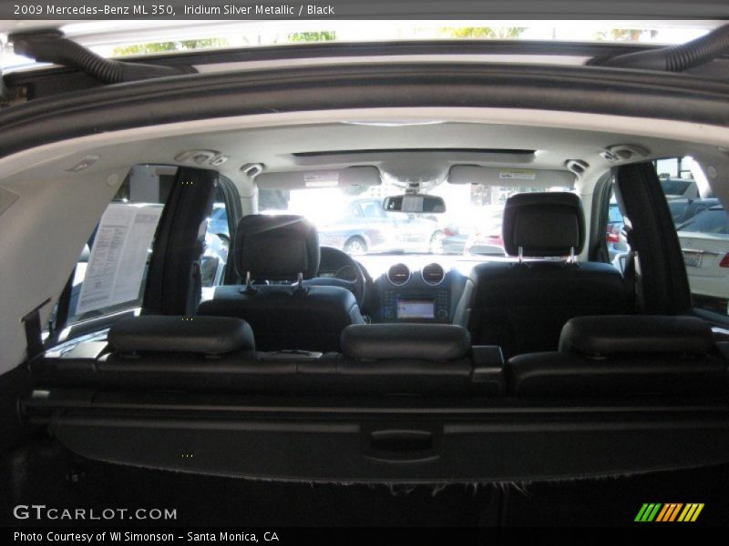 Iridium Silver Metallic / Black 2009 Mercedes-Benz ML 350
