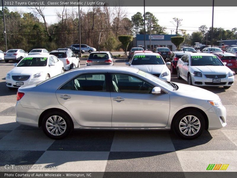 Classic Silver Metallic / Light Gray 2012 Toyota Camry LE