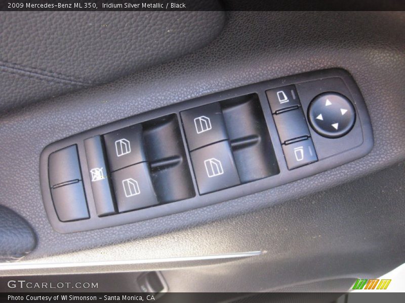 Iridium Silver Metallic / Black 2009 Mercedes-Benz ML 350
