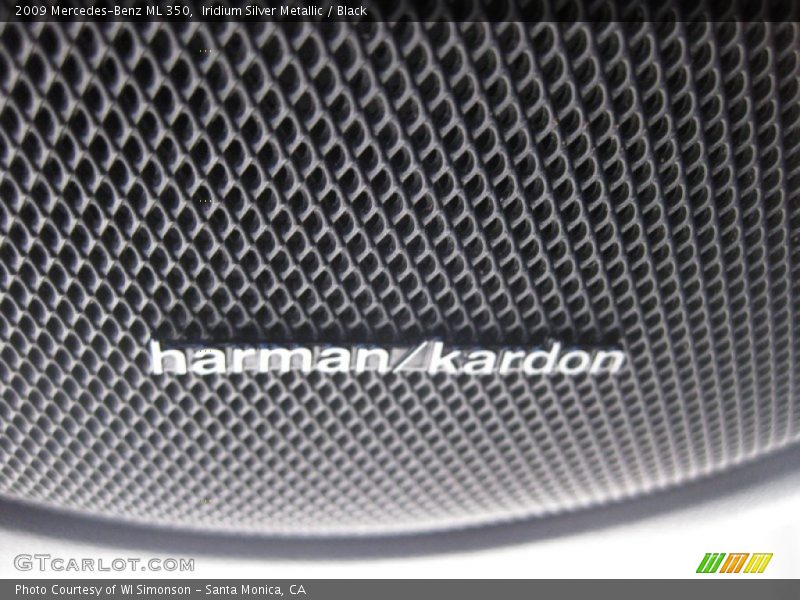 Iridium Silver Metallic / Black 2009 Mercedes-Benz ML 350