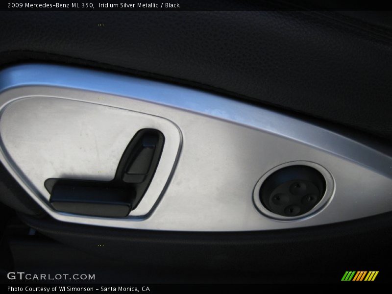 Iridium Silver Metallic / Black 2009 Mercedes-Benz ML 350